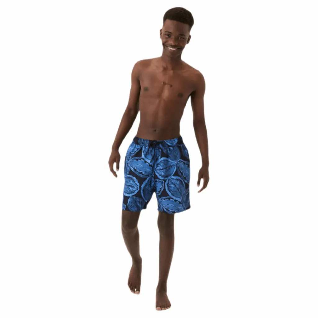 Björn Borg Jr Loose Kenny Swimshorts Blue/Black Blå och Svart