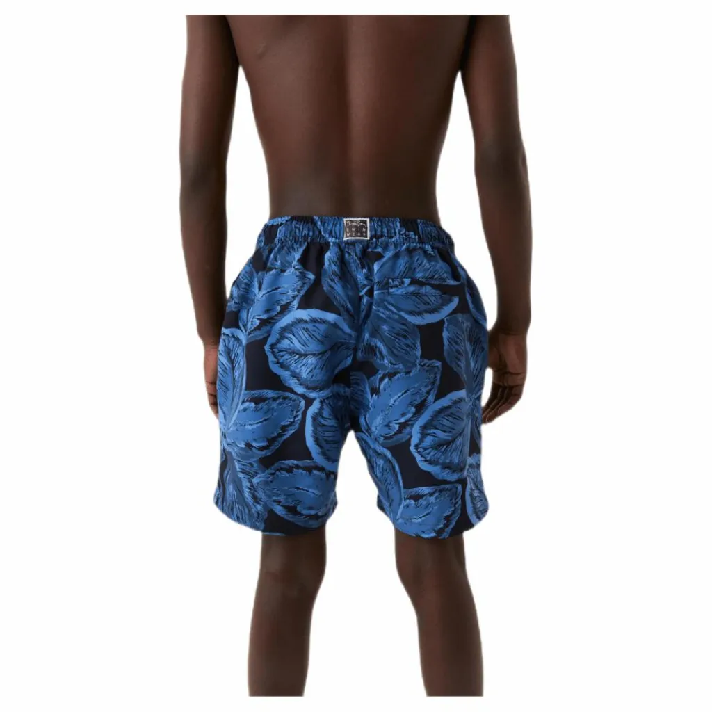 Björn Borg Jr Loose Kenny Swimshorts Blue/Black Blå och Svart