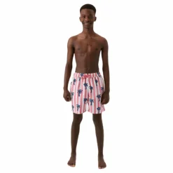 Jr Loose Kenny Swimshorts Pink/Blue*Björn Borg Discount