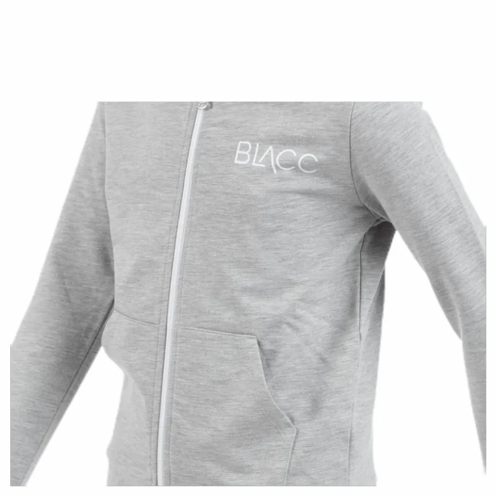 Jr Natalia Zip Hoodie Grey*BLACC