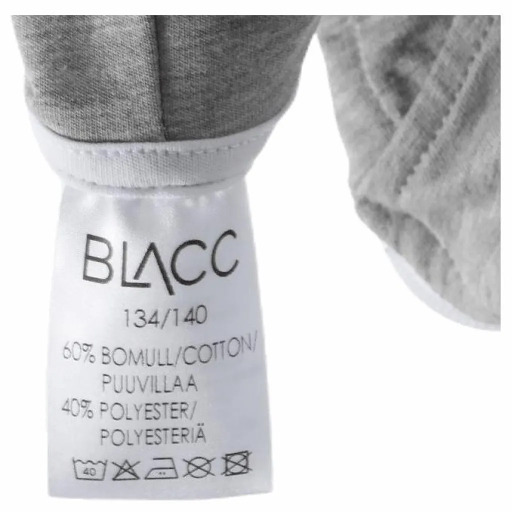 Jr Natalia Zip Hoodie Grey*BLACC