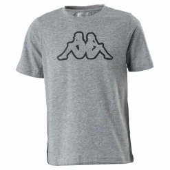 Kappa Jr. T-Shirt S/S, Cromen Black/Grey Svart och Grå Best
