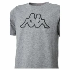 Kappa Jr. T-Shirt S/S, Cromen Black/Grey Svart och Grå Best