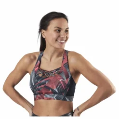 Only Play Judie Aop Training Bra Black Svart Discount