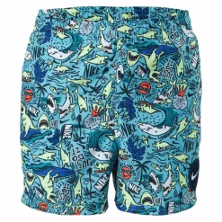 Junior 4" Volley Short AOP Blue*Nike Swim Online