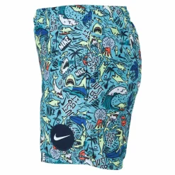 Junior 4" Volley Short AOP Blue*Nike Swim Online