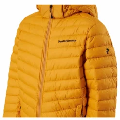 Peak Performance Junior Frost Down Hood Jacket Yellow Gul Discount