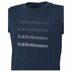 Peak Performance Junior Ground Tee Blue Shadow Blå Online