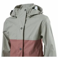 Junior Imber Rain Coat Pink/Blue/Grey*Tretorn Outlet
