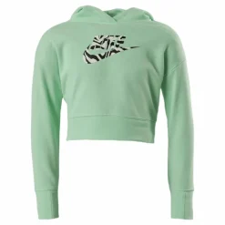 Junior NSW Crop Hoodie Green*Nike New