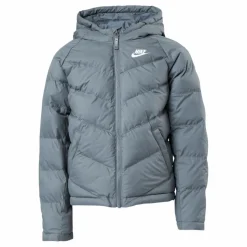 Nike Junior NSW Stadium Jacket White/Grey Grå New