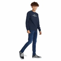 Peak Performance Junior Original Crew Blue Shadow Blå Sale