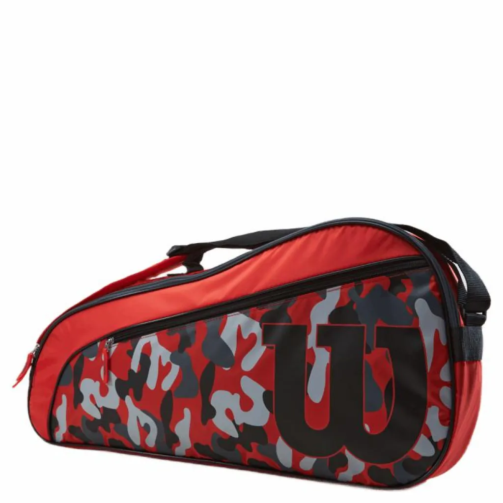 Junior Racketbag Red/grey/black*Wilson Hot