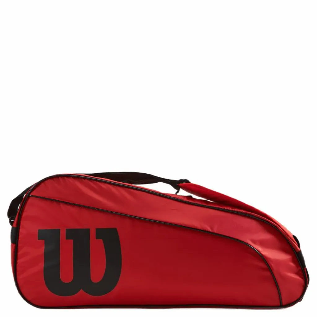 Junior Racketbag Red/grey/black*Wilson Hot