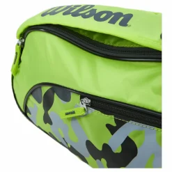 Junior Racketbag Wild Lime/grey/black*Wilson Outlet