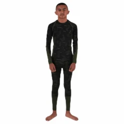 VOLC Junior Seamless 1st Layer Set Patterned/Green Mönstrad och Grön Best