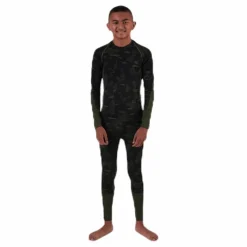 VOLC Junior Seamless 1st Layer Set Patterned/Green Mönstrad och Grön Best