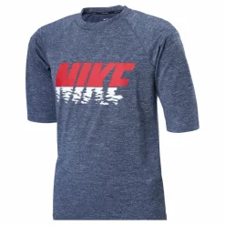 Junior Short Sleeve Hydroguard Sunset Blue*Nike Swim Outlet