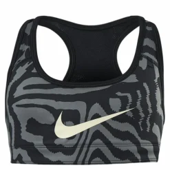 Nike Junior Swoosh AOP Reversible Bra Black Flerfärgad Sale