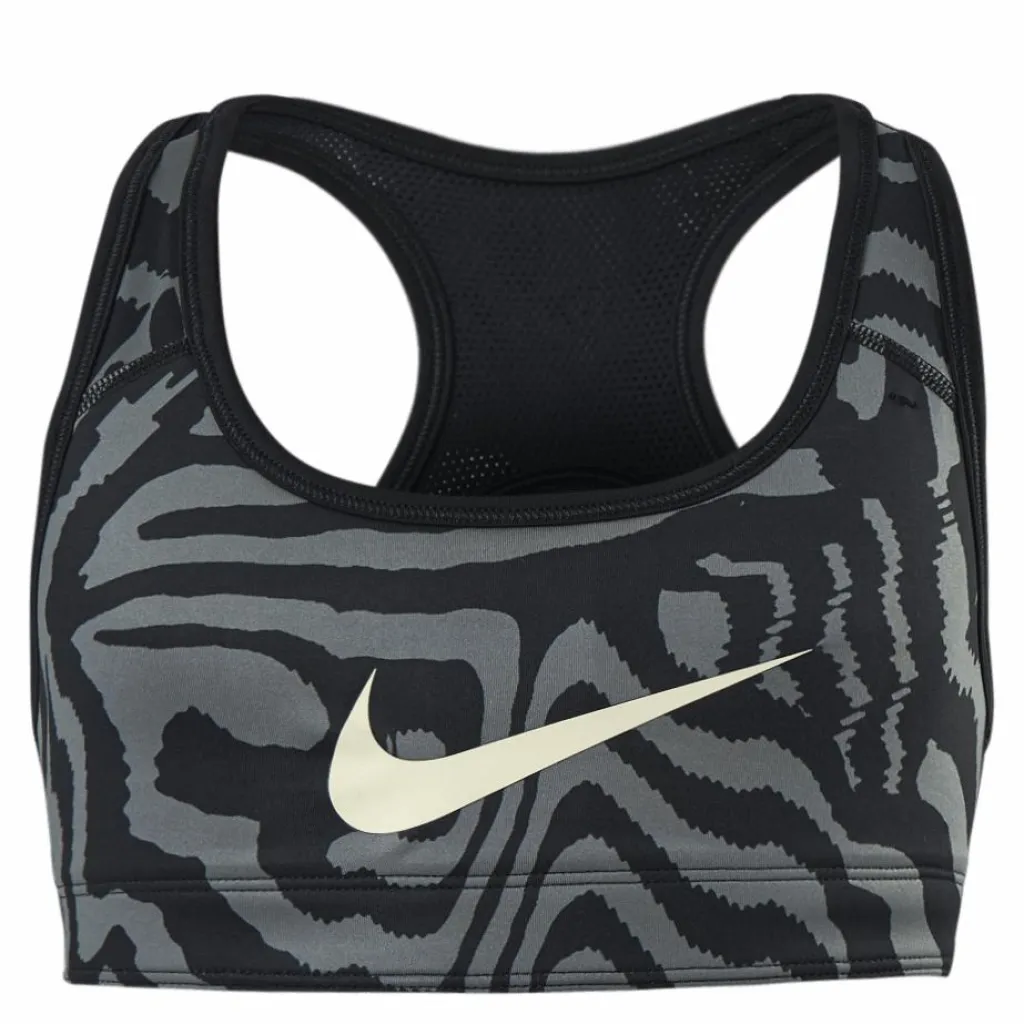 Nike Junior Swoosh AOP Reversible Bra Black Flerfärgad Sale
