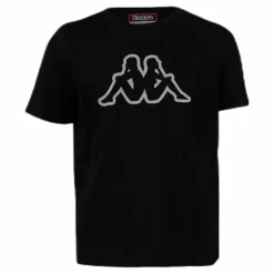 Kappa Junior. T-Shirt S/S, Cromen Black/Grey Svart och Grå Hot