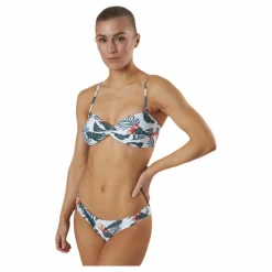 Kahula Bandeau Green*Waikani Beachwear Outlet
