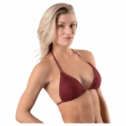 Waikani Beachwear Kalani Crochet Triangle Red Röd Hot