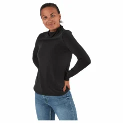 Kamala Ls Rollneck  Top  Black*Pieces