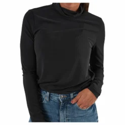 Kamala Ls Rollneck  Top  Black*Pieces