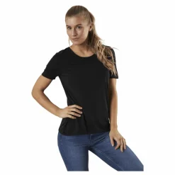 Pieces Kamala Ss Top Black Svart New