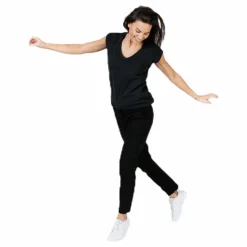 Pieces Kamala Tee Black Svart Sale