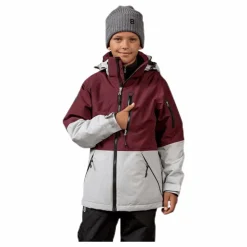 8848 Altitude Kaman Junior Jacket Grey/Red Grå och Röd Outlet