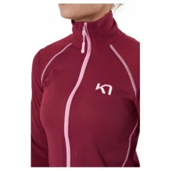 Kari Traa Kari Full Zip Fleece Fancy Röd Clearance
