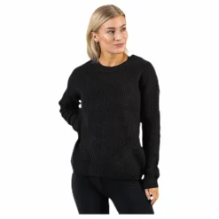 Karie Ls O-Neck Knit Black*Pieces Best