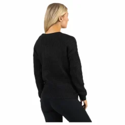 Karie Ls O-Neck Knit Black*Pieces Best