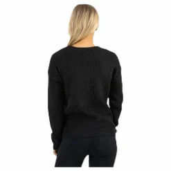 Karie Ls O-Neck Knit Black*Pieces Best