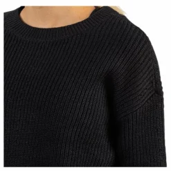 Karie Ls O-Neck Knit Black*Pieces Best