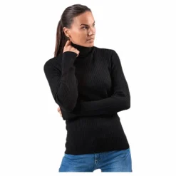 Karol L/S Rollneck Pullover Knt Black*Only New