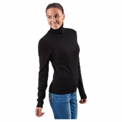 Karol L/S Rollneck Pullover Knt Black*Only New