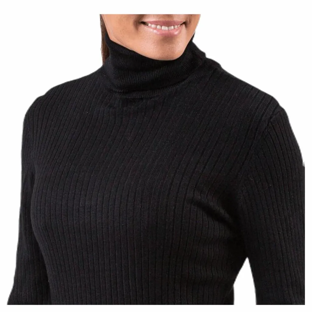 Karol L/S Rollneck Pullover Knt Black*Only New