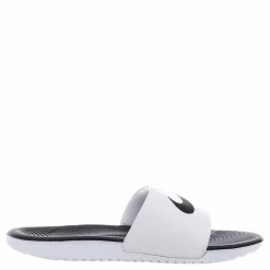 Kawa Little/Big Kids' Slides WHITE/BLACK*Nike New