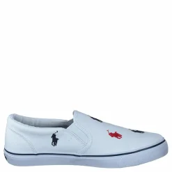 Ralph Lauren Junior Keaton Slipon White/ Navy, Red Vit Best