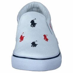 Ralph Lauren Junior Keaton Slipon White/ Navy, Red Vit Best