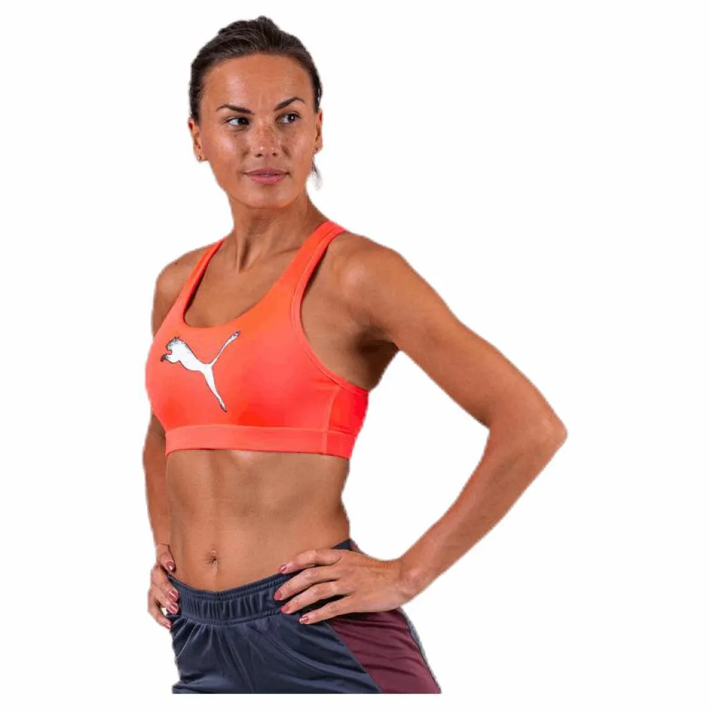 Puma 4Keeps Bra M Pink/Red Rosa och Röd Sale