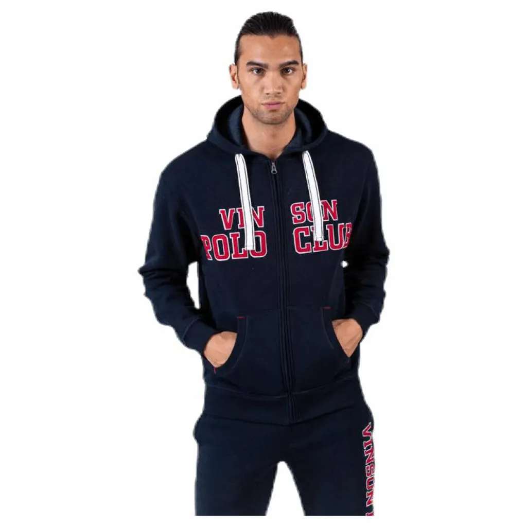 Kent Sweatshirt Zip Blue*Vinson Polo Club Best