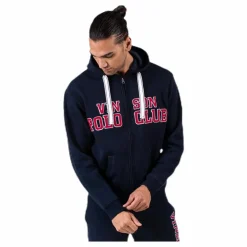 Kent Sweatshirt Zip Blue*Vinson Polo Club Best