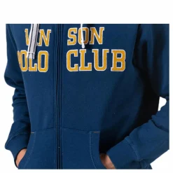 Kent Sweatshirt Zip Blue*Vinson Polo Club Online