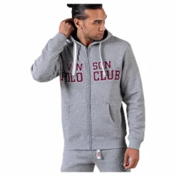 Vinson Polo Club Kent Sweatshirt Zip Grey Grå Sale