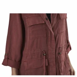 Only Kenya Life Utility Jacket Cc Otw Red Röd Clearance