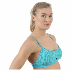Nike Swim Keyhole Sport Top Green Grön Best
